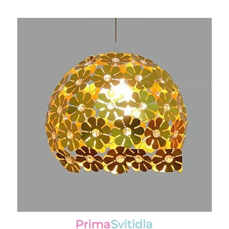 Moderní barevné švestkové květinové koule s jednou hlavou Crystal Droplight Moderní barevné švestkové květinové koule s jednou hlavou Crystal Droplight
