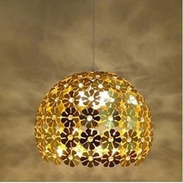 Moderní barevné švestkové květinové koule s jednou hlavou Crystal Droplight