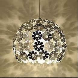 Moderní barevné švestkové květinové koule s jednou hlavou Crystal Droplight