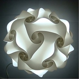 DIY moderní závěsná kuličková lampa 25 cm