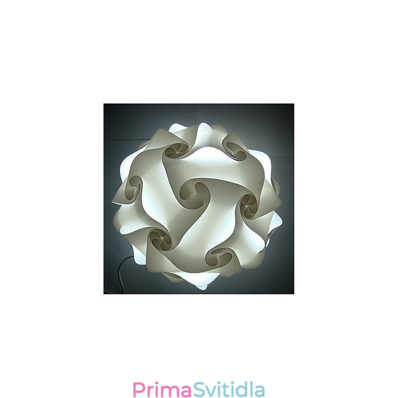 DIY moderní závěsná kuličková lampa 25 cm