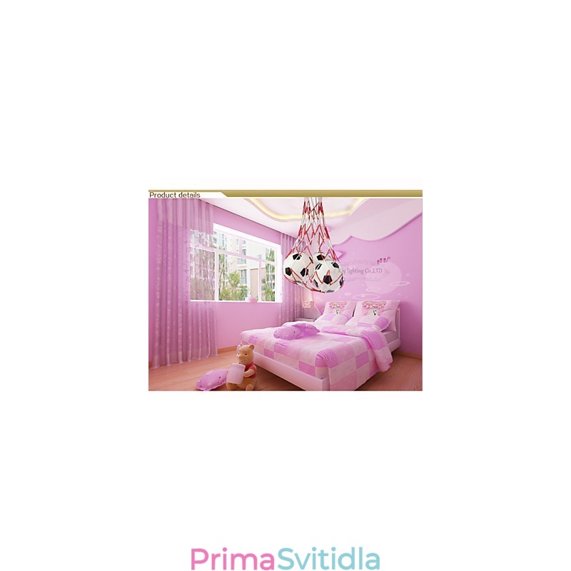 Děti Fotbal Moderní Minimalistická Závěsná lampa Boy Lights 3 Lights