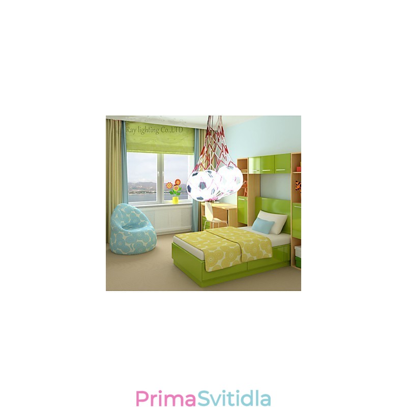 Děti Fotbal Moderní Minimalistická Závěsná lampa Boy Lights 3 Lights
