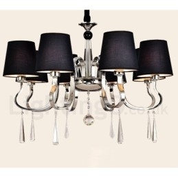 Moderní současný tradiční klasický rustikální lustr Vintage Country Island chromový kovový lustr