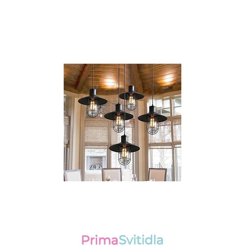 Lustrová lampa s jednou hlavou Birdcage