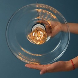 Moderní skleněné závěsné svítidlo Jednoduché závěsné svítidlo Cafe závěsné svítidlo