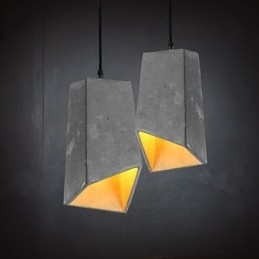 Současná a smluvní retro Cementová závěsná lampa