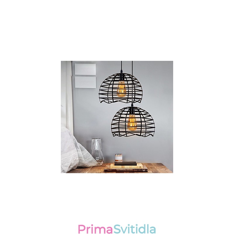 Retro klasická kovová stropní svítidla Jednoduché závěsné svítidlo Cafe závěsné svítidlo