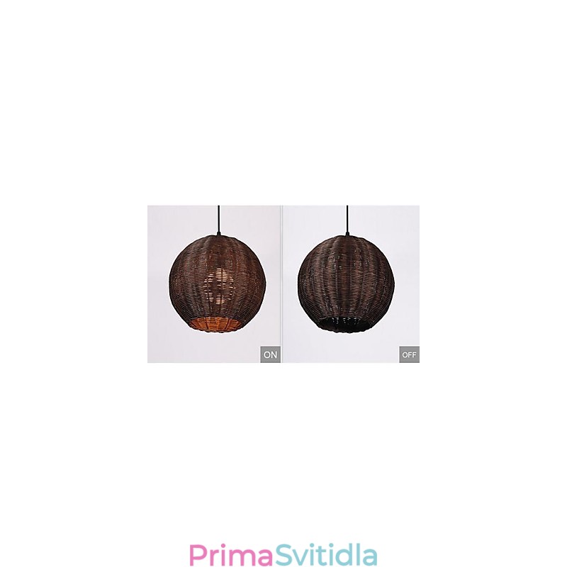 Moderní současná lucerna Country Globe Kovové závěsné světlo