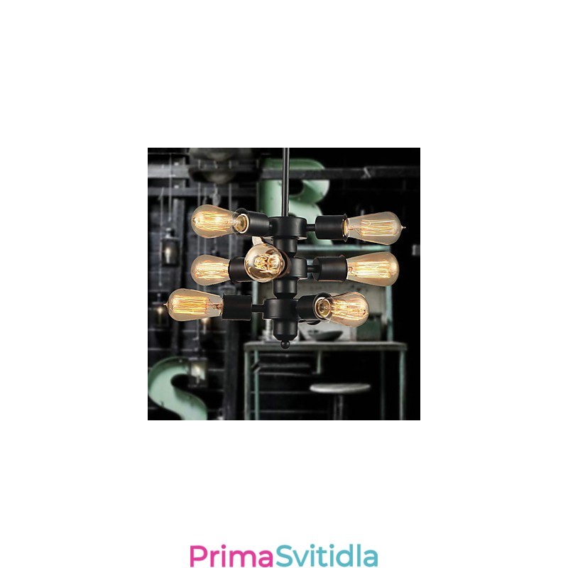 Edison Retro světelný lustr