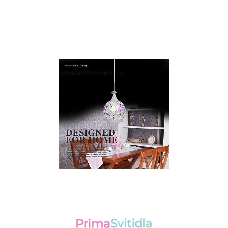 Stylové závěsné světelné křišťálové smluvní moderní lampy