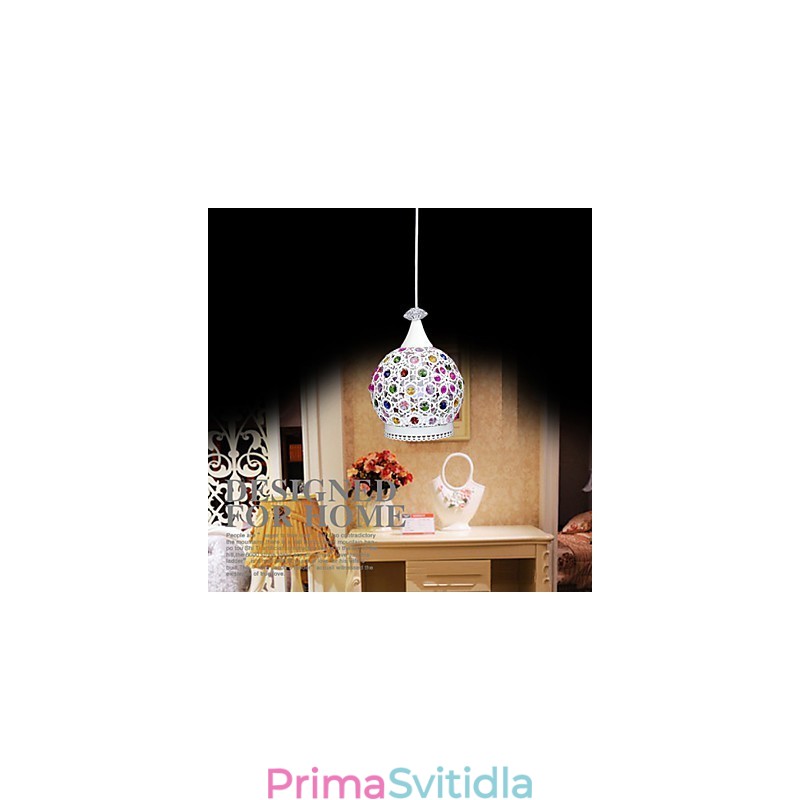 Stylové závěsné světelné křišťálové smluvní moderní lampy