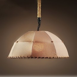Smluvní severské vintage prádlo Konopné lano American Country Droplight Lamp