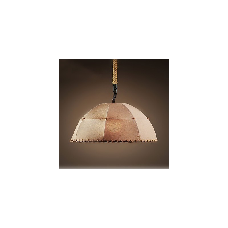 Smluvní severské vintage prádlo Konopné lano American Country Droplight Lamp