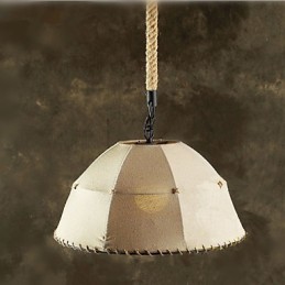 Smluvní severské vintage prádlo Konopné lano American Country Droplight Lamp