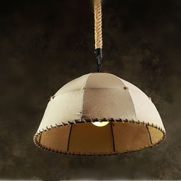Smluvní severské vintage prádlo Konopné lano American Country Droplight Lamp