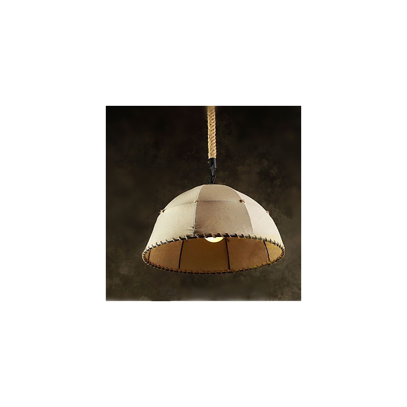 Smluvní severské vintage prádlo Konopné lano American Country Droplight Lamp