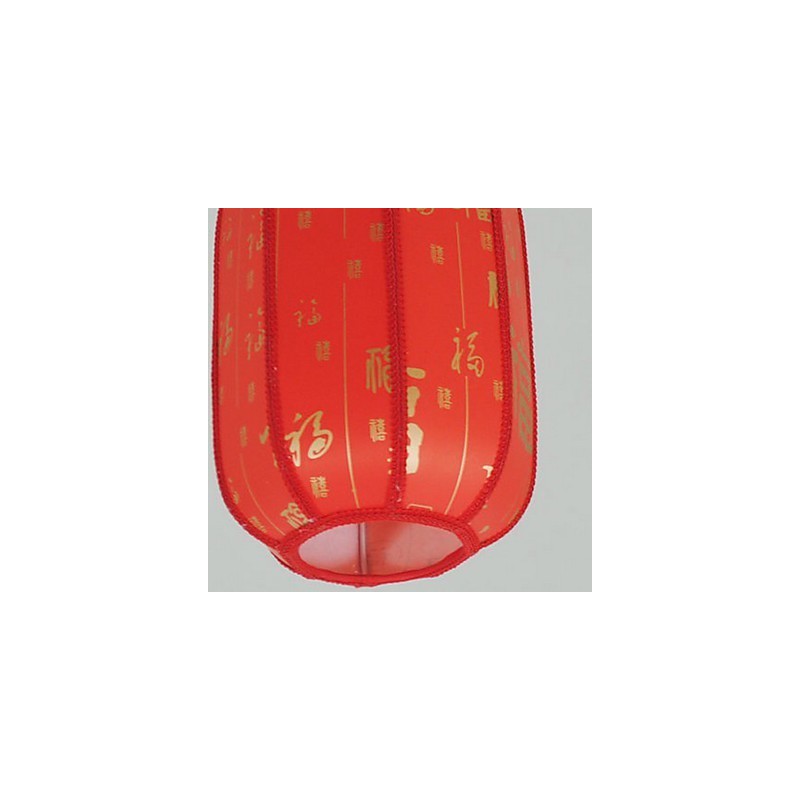Archaize ovčí kůže červené lucerny Veranda Droplight Lamp Light