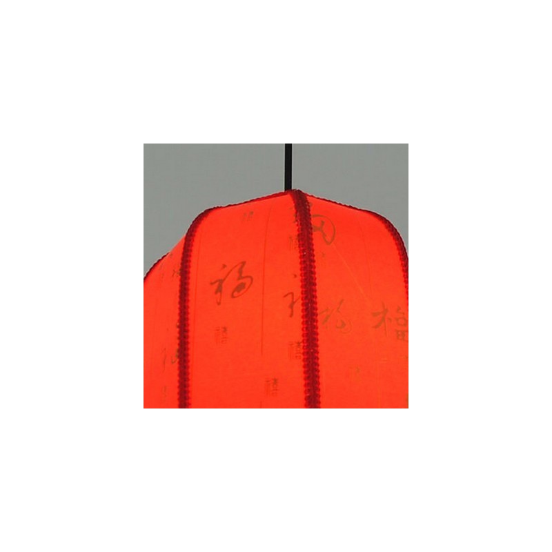 Archaize ovčí kůže červené lucerny Veranda Droplight Lamp Light