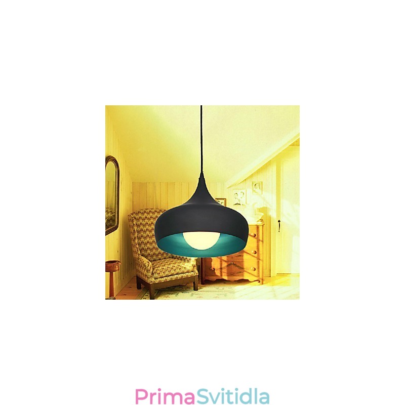 Moderní moderní retro mísa Mini styl malby závěsné světlo