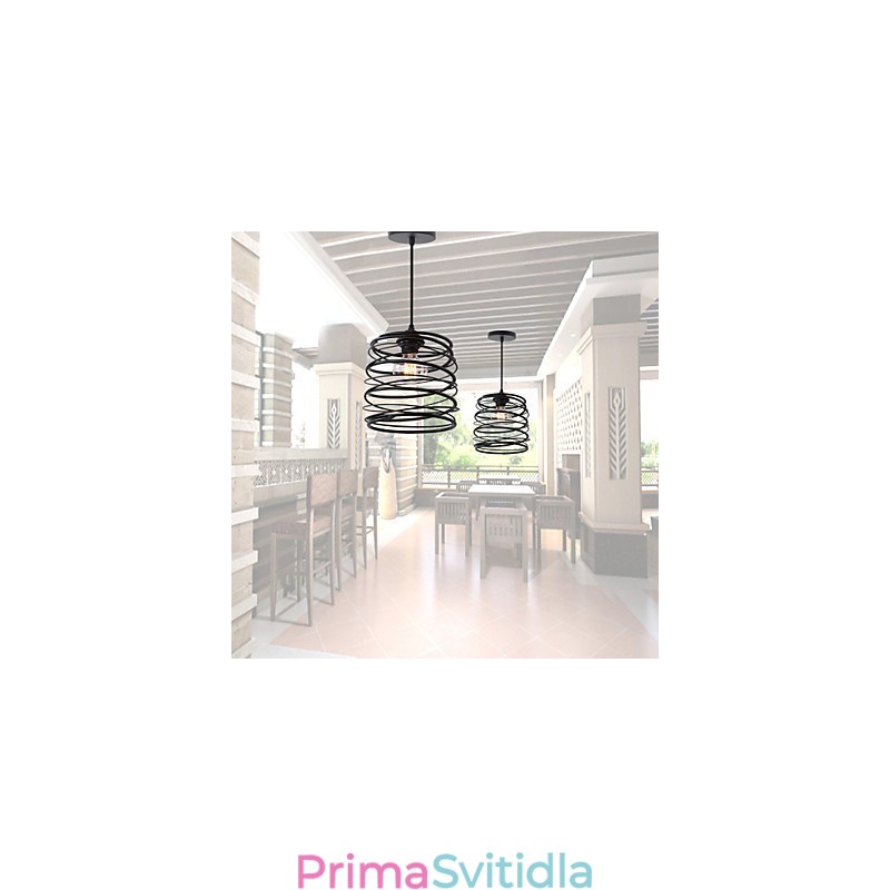 Rustikální Lodge Retro Venkovský Mini styl Malba Kovový přívěsek Light Garáž