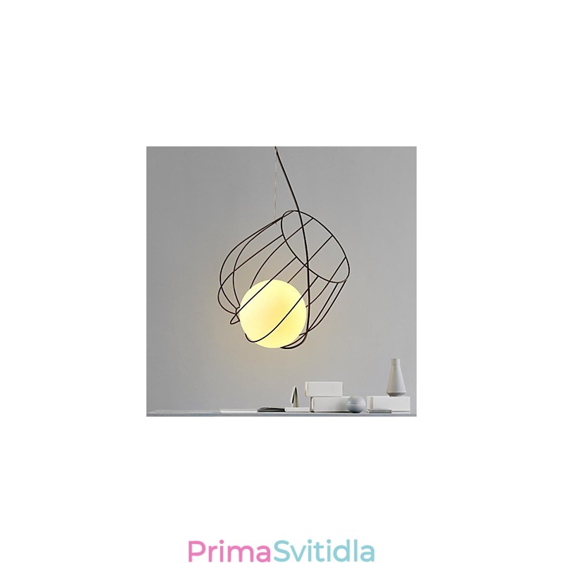 Retro designérské kovové závěsné světlo