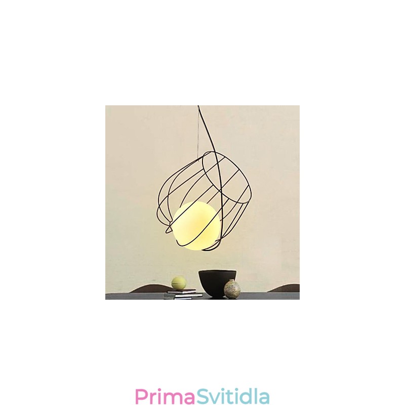 Retro designérské kovové závěsné světlo