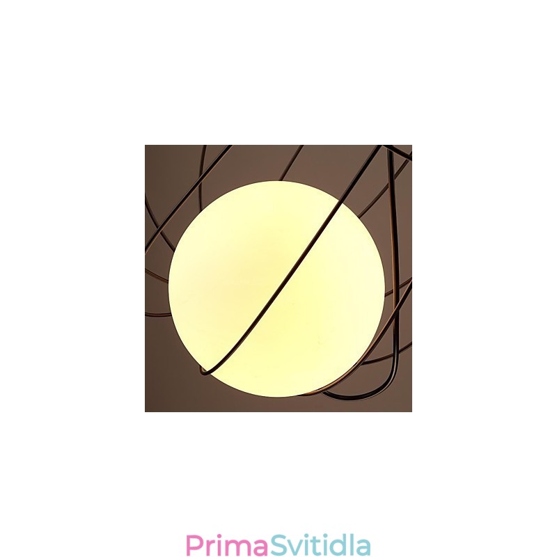 Retro designérské kovové závěsné světlo