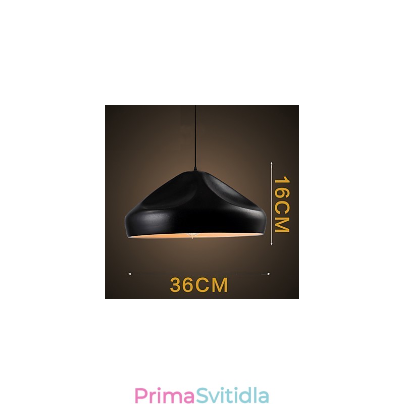 Vintage retro mini styl malba kovové závěsné světlo