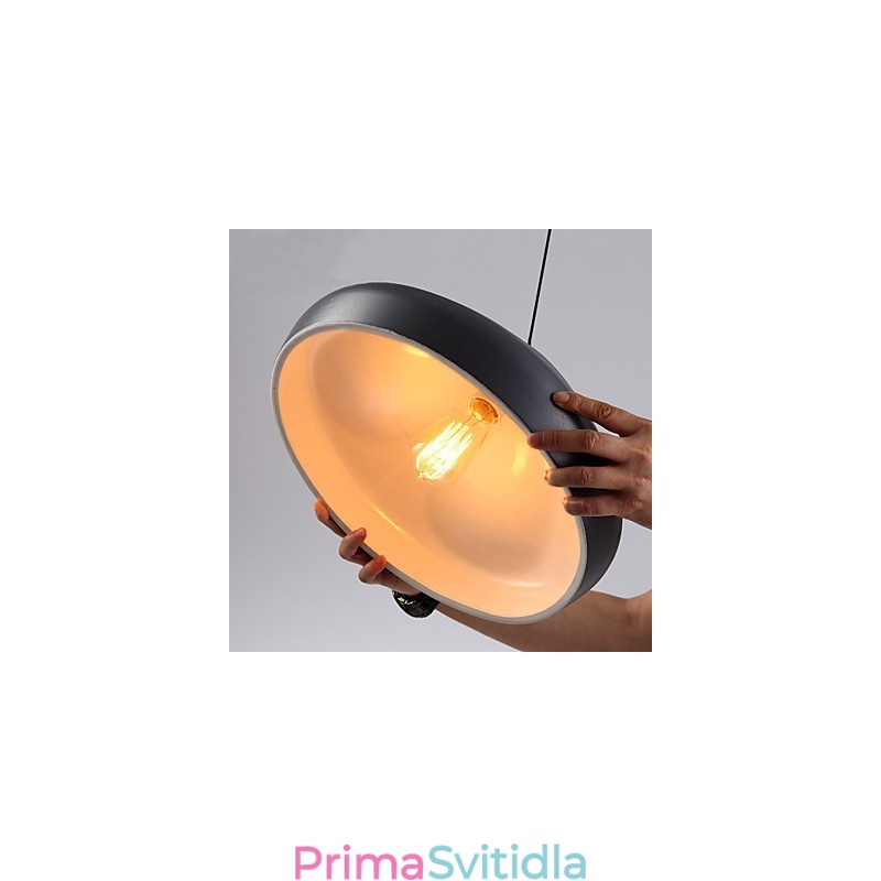 Vintage retro mini styl malba kovové závěsné světlo