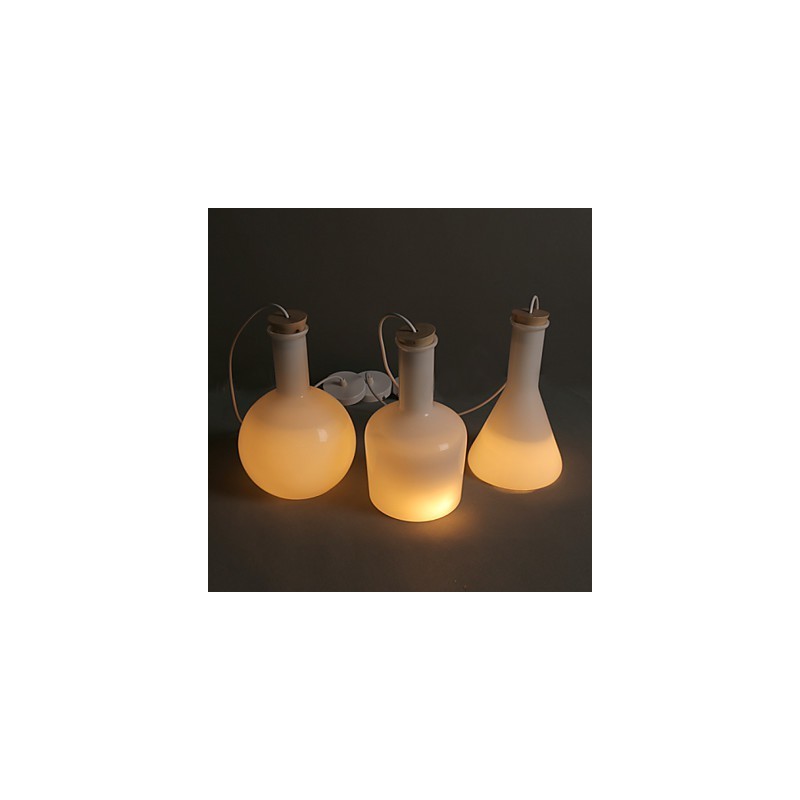 Současné a smluvní Creative Magic Bílé skleněné láhve Line Droplight