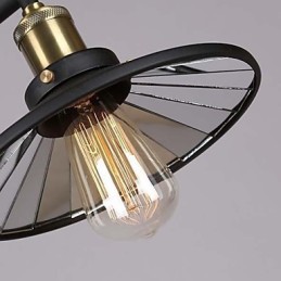 Vintage Country Mini Styl Malba Kovový lustr