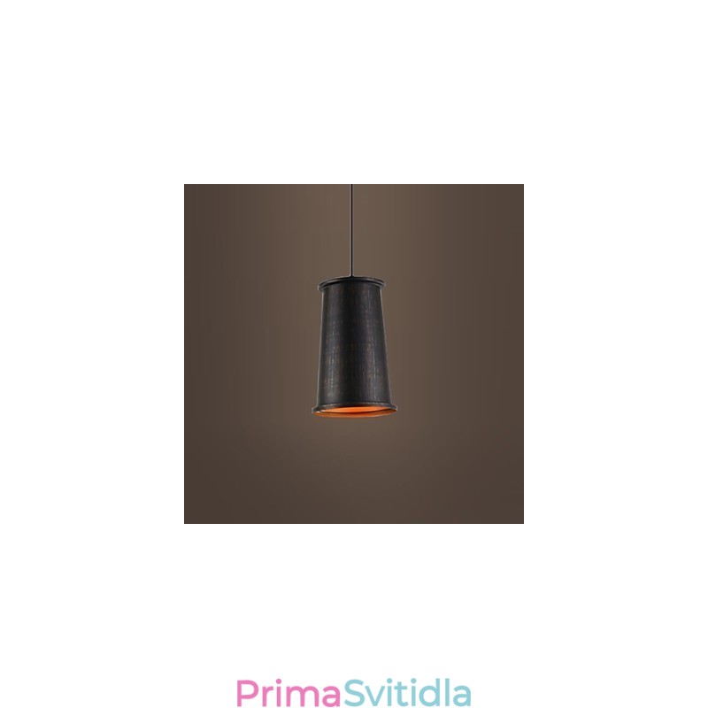 Retro designérské kovové závěsné světlo