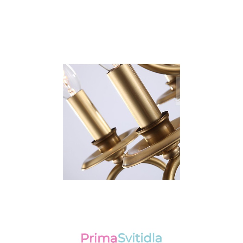 Lustrové závěsné světlo Mini styl tradiční klasický kov