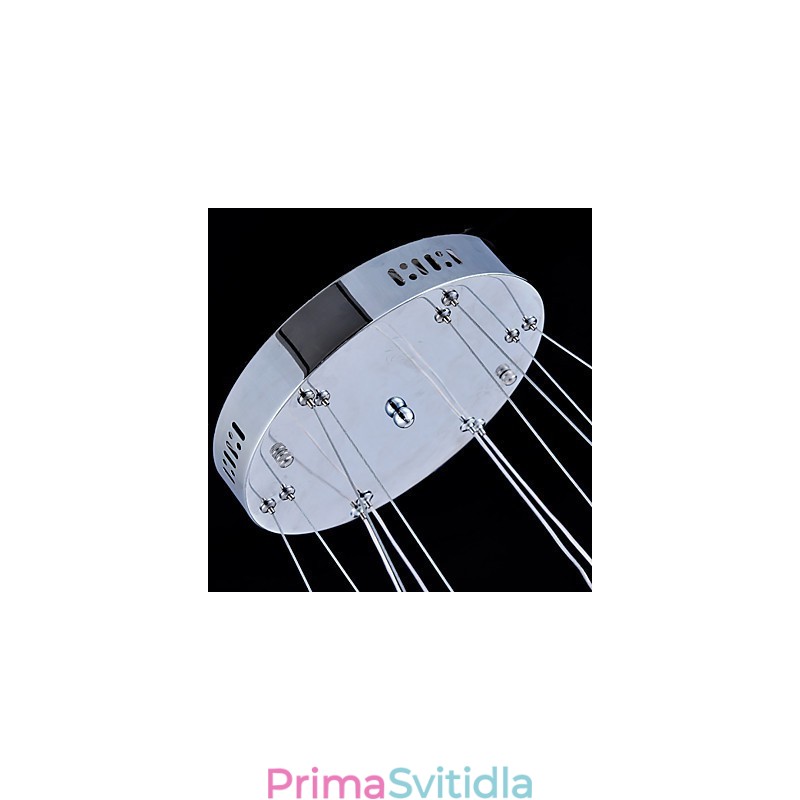 Křišťálové závěsné svítidlo Stropní lampa Lustrová svítidla se 4 kroužky
