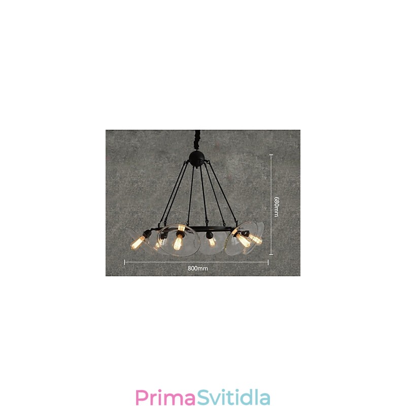 Tradiční klasická klasická vintage retro lucerna ve venkovském stylu mini malba s kovovým závěsným světlem jídelní