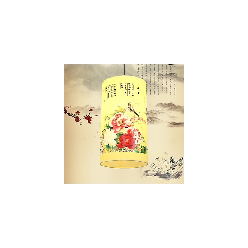 Lustr na jídlo s jednou hlavou archaizuje malou kapkovou lampu do čajovny