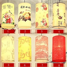 Lustr na jídlo s jednou hlavou archaizuje malou kapkovou lampu do čajovny