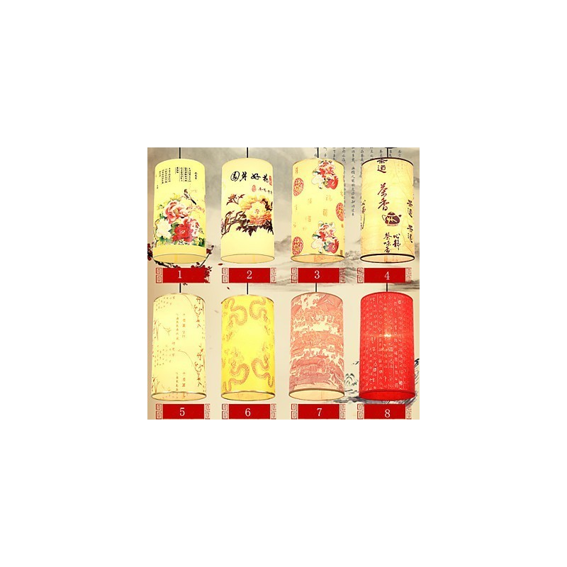 Lustr na jídlo s jednou hlavou archaizuje malou kapkovou lampu do čajovny