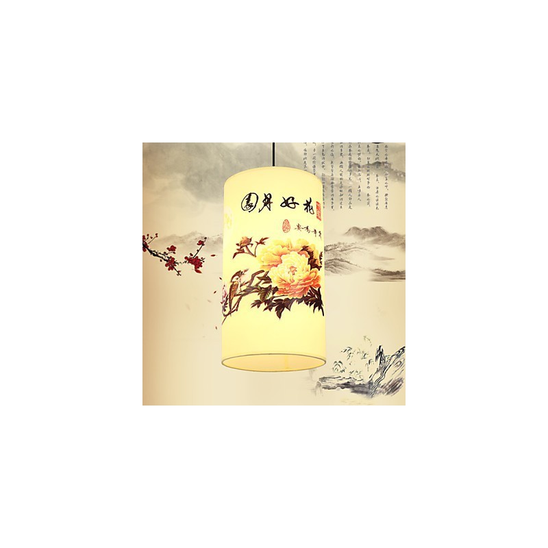 Lustr na jídlo s jednou hlavou archaizuje malou kapkovou lampu do čajovny