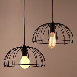 Retro designérské kovové závěsné světlo