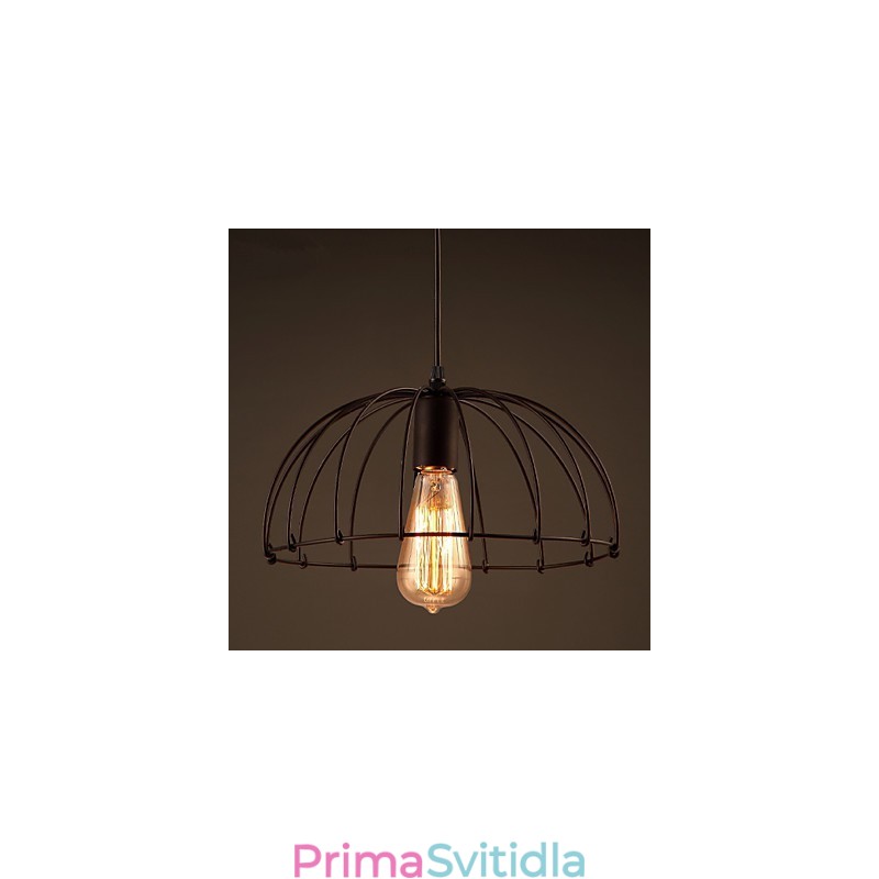 Retro designérské kovové závěsné světlo