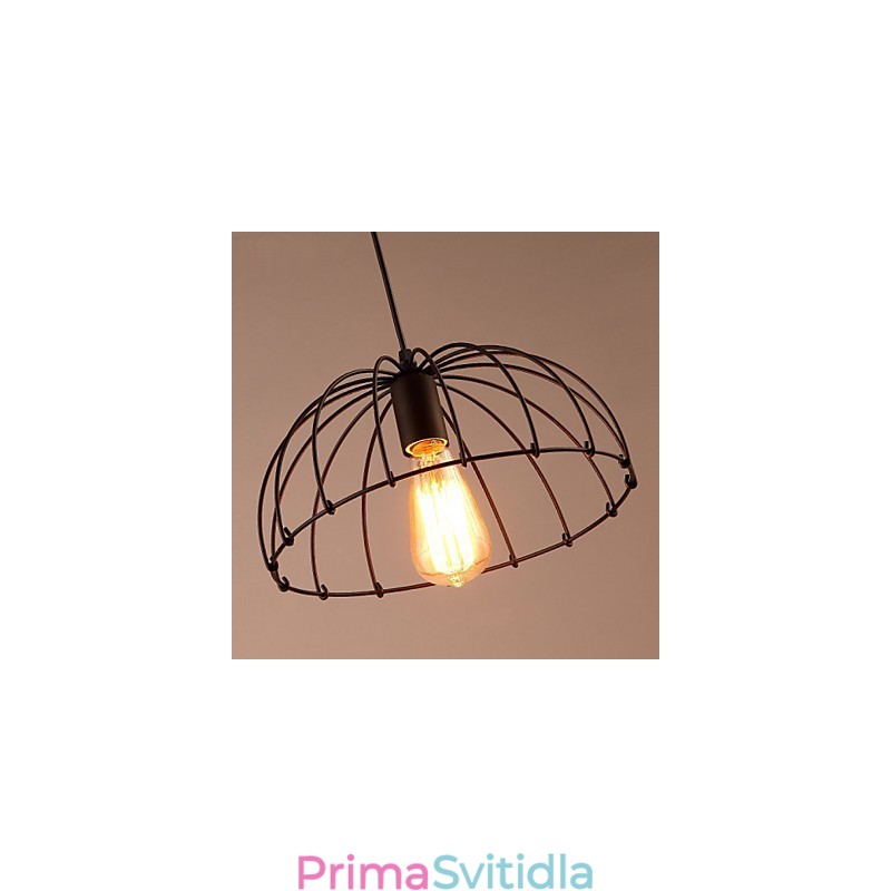 Retro designérské kovové závěsné světlo