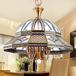 Závěsná svítidla Crystal Mini Style Traditional Classic Metal