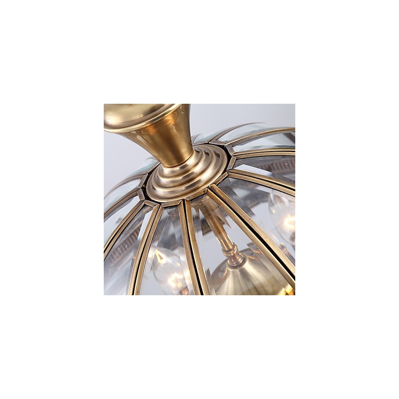Závěsná svítidla Crystal Mini Style Traditional Classic Metal