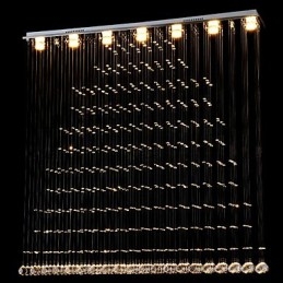 K9 Crystal Závěsná lampa Závěsný drátěný lustr Osvětlení Stropní světlo Vnitřní kavárna