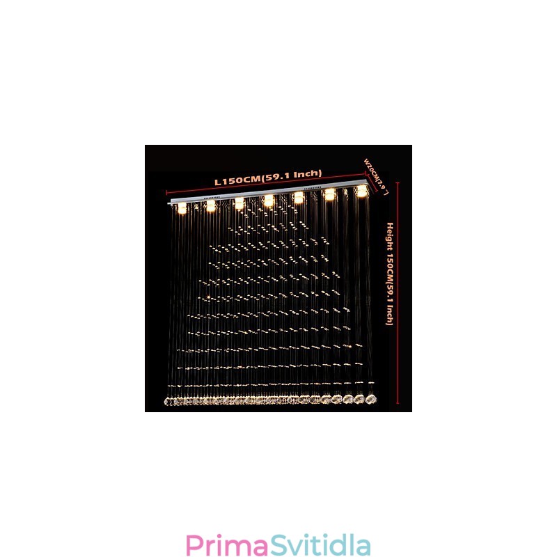 K9 Crystal Závěsná lampa Závěsný drátěný lustr Osvětlení Stropní světlo Vnitřní kavárna