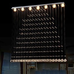K9 Crystal Závěsná lampa Závěsný drátěný lustr Osvětlení Stropní světlo Vnitřní kavárna