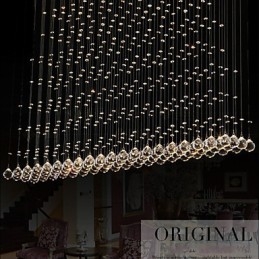 K9 Crystal Závěsná lampa Závěsný drátěný lustr Osvětlení Stropní světlo Vnitřní kavárna