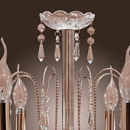 Elegantní křišťálový lustr s 9 světly